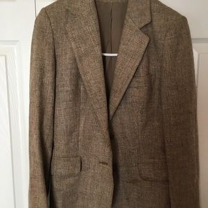 Brown fitted blazer